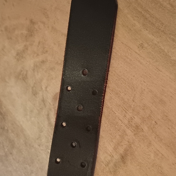 American Eagle Dark Brown Leather Belt 32” - Picture 4 of 5